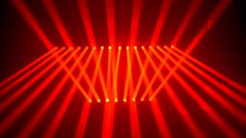 Rockville MOTIONSTRIP 80W شريط إضاءة برأس متحرك بمحرك RGBW، أوضاع الغسيل/الشعاع، تحكم DMX، دوران 270 درجة، زاوية شعاع 5 درجات، لدي جي وأحداث المسرح، قطعتان in Kuwait