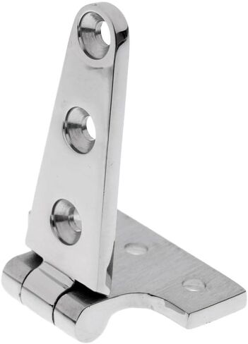T Hinge Stainless Steel Tee Door Gate Strap Marine Construction Resistance Easy Installation suitable for cabinets garden gates shed doors, 10x5.4x0.4 cm in Kuwait