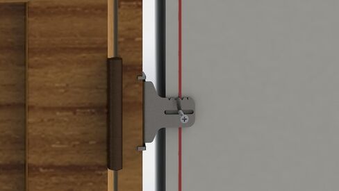 Door Install Clip™ | 1 Complete Door Hanging Kit | Quick & EZ Door Installation | Patented Bracket in Kuwait