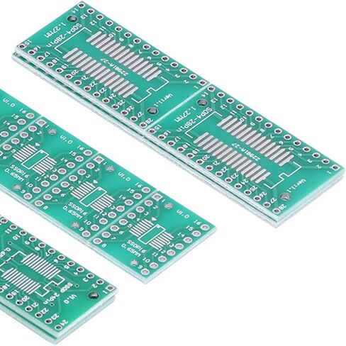 35Pcs Prototype Board PCB to DIP Adapter Plate Converter 8P 10P 14P 16P 20P 24P 28P for Electronic Kits Experiments DIY Projects in Kuwait
