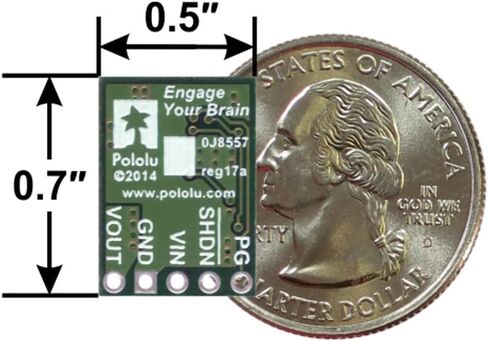 Pololu 12V, 1A Step-Down Voltage Regulator - 0.5 in Kuwait