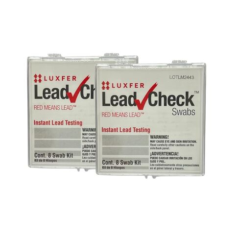 مسحات LeadCheck، اختبار الرصاص الفوري، عبوة من 8 مسحات كريستالية (عبوتان) in Kuwait