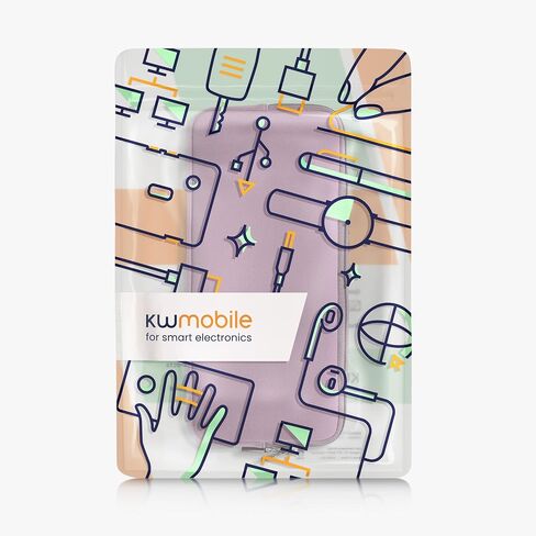 kwmobile Neoprene Case Compatible with Logitech Mx Keys Mini Wireless - Case for Keyboard Soft Travel Sleeve - Lavender in Kuwait