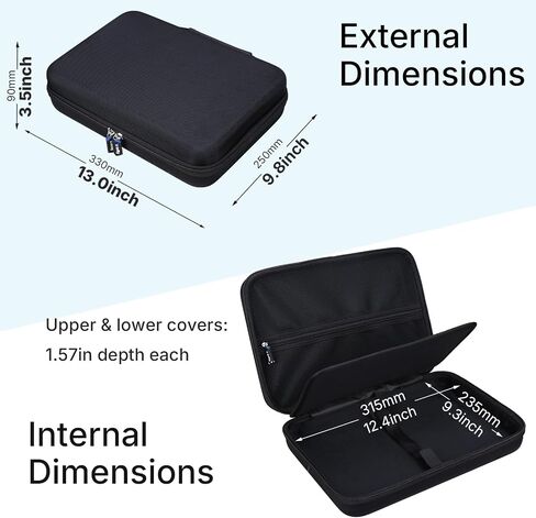 Case for 8BitDo / Razer Kitsune All-Button Arcade Controller- Hard Travel Protective Carrying Storage Bag, Box Only (Black) in Kuwait