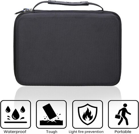 Case for 8BitDo / Razer Kitsune All-Button Arcade Controller- Hard Travel Protective Carrying Storage Bag, Box Only (Black) in Kuwait