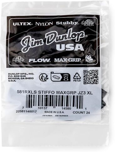 Max-Grip® Jazz III XL Stiffo Pick 1.38MM - 24 Pack in Kuwait