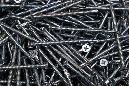 (100) Phillips Flat Head 1/4 x 4 Self-Drilling Screws Tek Zinc #3 Point in Kuwait
