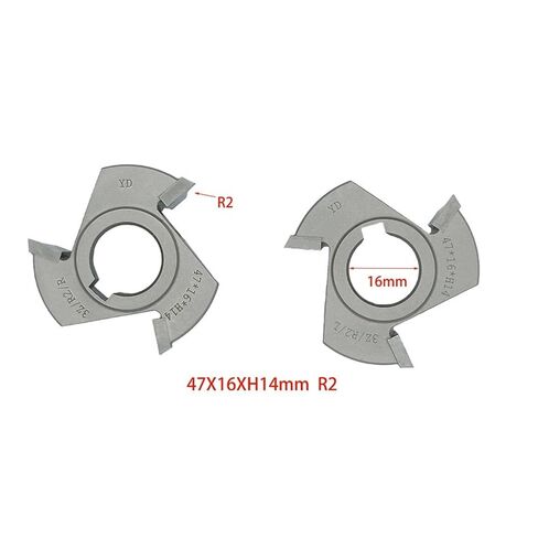 1PAIR 47X16XH14X3T R2 Trimming Cuttering Tool Automatic Woodworking EdgeBanding Machine Spare Parts in Kuwait