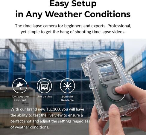 حزمة Brinno 2-Pack Time Lapse Camera BCC300-M، بناء خارجي لكاميرا Timelapse 2023، HDR FHD1080P مع حامل على الحائط، شاشة LCD، عمر بطارية طويل، حافظة مقاومة للماء in Kuwait