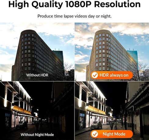 حزمة Brinno 2-Pack Time Lapse Camera BCC300-M، بناء خارجي لكاميرا Timelapse 2023، HDR FHD1080P مع حامل على الحائط، شاشة LCD، عمر بطارية طويل، حافظة مقاومة للماء in Kuwait