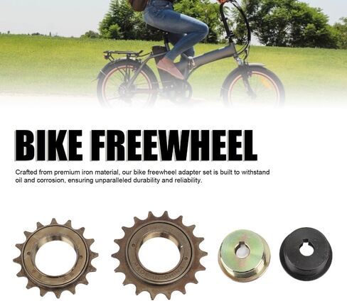 Limen 2Pcs 16T & 18T Bike Freewheel Adapter Set – for Hub Modification & Left Side Drive Conversion, Compatible with MY1016Z, MY1018, MY1020 Motors in Saudi Arabia