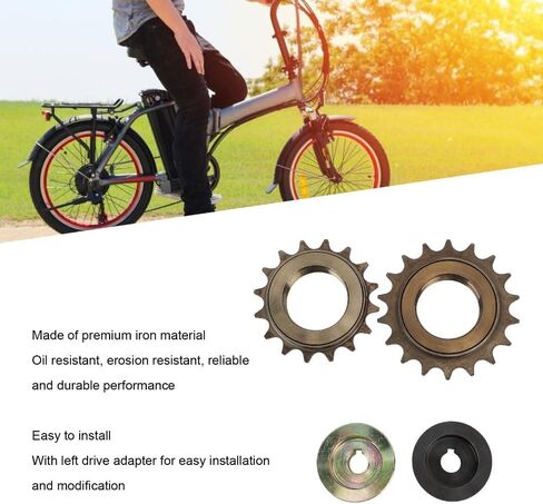 Limen 2Pcs 16T & 18T Bike Freewheel Adapter Set – for Hub Modification & Left Side Drive Conversion, Compatible with MY1016Z, MY1018, MY1020 Motors in Saudi Arabia