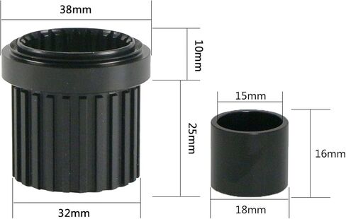 Bike Freehub Body, 12 Speed Micro Spline Driver Supports 12mm Thru Axle or 5mm Quick Release Skewer in Kuwait