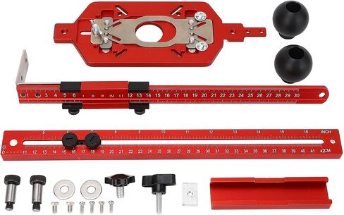 ViaGasaFamido 3 in 1 Router Milling Groove Bracket, Aluminum Alloy, Adjustable Design For Precise Woodworking, For Circle Cutting and Grooving Tasks in Kuwait