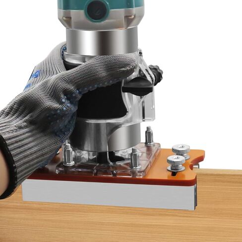 Slotting Bracket - Adjustable Trimming Machine Accessory, 2-in-1 Woodworking Router Base, Precision Tool | Wood Milling, Cabinet Making, Furniture Assembly, DIY Workshop, Woodcraft Tools in Kuwait