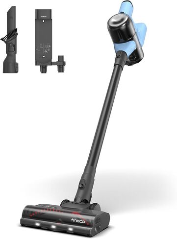 مكنسة كهربائية لاسلكية Tineco Pure ONE S20، تصميم فرشاة بدون انسداد، ما يصل إلى 55 دقيقة من وقت التشغيل، نظام ترشيح على 6 مراحل، مصابيح أمامية للفرشاة LED، مكنسة كهربائية عصا لشعر الحيوانات الأليفة والسجاد والأرضيات الصلبة in Kuwait