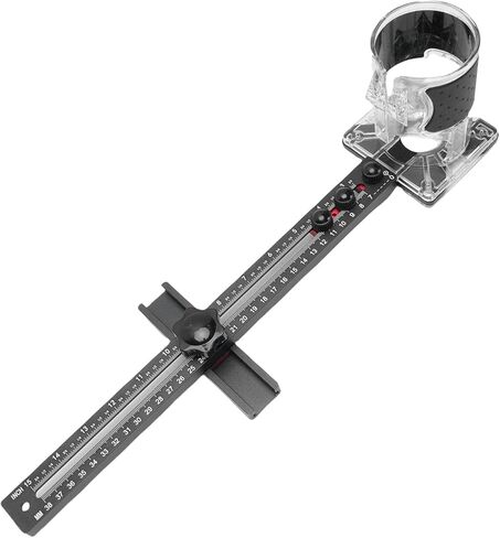 ViaGasaFamido Router Milling Groove Bracket، سبائك الألومنيوم، أداة قطع دائرية قابلة للتعديل، مثالية لمشاريع النجارة، تصميم متعدد الاستخدامات 4 في 1 مع قاعدة قابلة للفصل in Kuwait