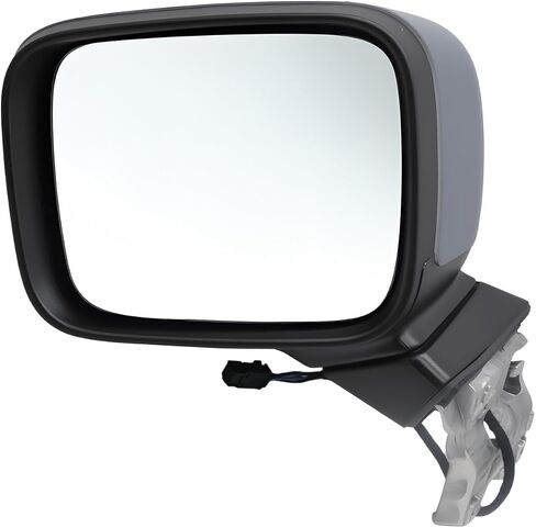 Left Driver Side Mirror 7pins Compatible with Renegade 2015-2023 with Heated & Signal Light and Temperature Sensor CH1320445 Prime Paint (7 Pins) in Saudi Arabia
