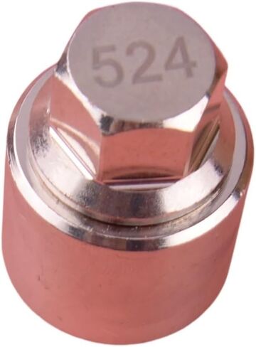 Silver 524 Anti-theft Lugnut Socket Lock Bolts Nut Screw Removal Key fit for VW for Volkswagen in Kuwait
