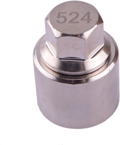 Silver 524 Anti-theft Lugnut Socket Lock Bolts Nut Screw Removal Key fit for VW for Volkswagen in Kuwait