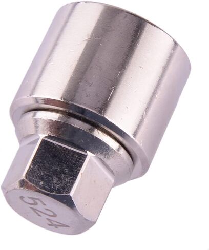 Silver 524 Anti-theft Lugnut Socket Lock Bolts Nut Screw Removal Key fit for VW for Volkswagen in Kuwait