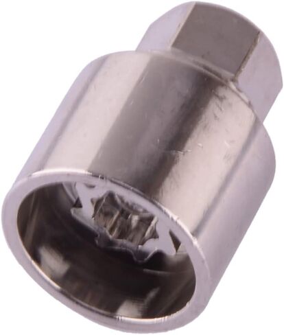 Silver 524 Anti-theft Lugnut Socket Lock Bolts Nut Screw Removal Key fit for VW for Volkswagen in Kuwait