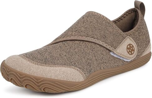 Sisttke Diabetic Shoes for Women Men Adjustable Wide Width Orthopedic House Slippers Arch Support Walking Shoes for Arthritis Edema Plantar Fasciitis Swollen Feet Elderly Indoor Outdoor Brown in Kuwait