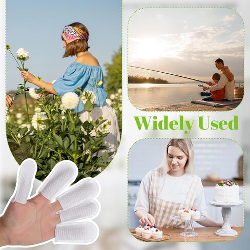 100Pcs Cotton Finger Cots Dog Ear Wipes for Pet Fingers Gloves for Nails Disposable Fingers Covers Ear Cleaning Cloth Finger Cots for Nails Dog Cat Teeth Cleaning Grooming Nail Trimming Precise Tasks in Kuwait