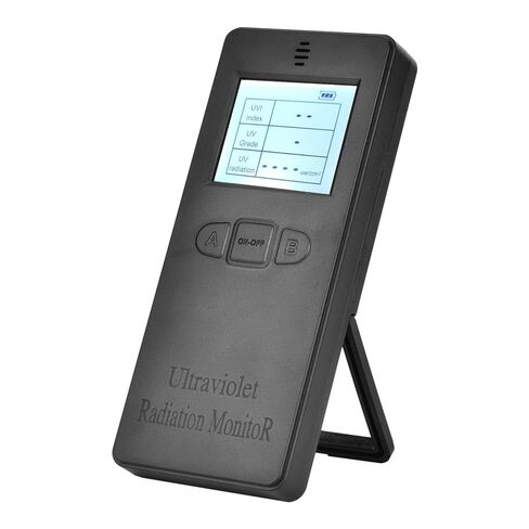 Radiation Detector Meter Portable Digital LCD Screen for Lamp Skin Care Clothing with Adjustable Bracket Anti Slip Design in Kuwait