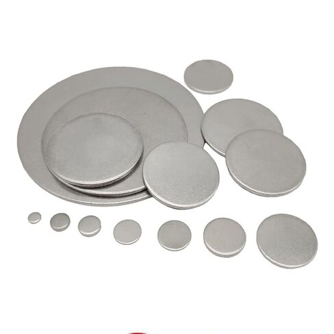 Metal Plate,1-50Pcs,1.8mm Thick Stainless Steel Round Thin Sheet Disc,7mm-80mm Solid Small Steel Plate, in Kuwait