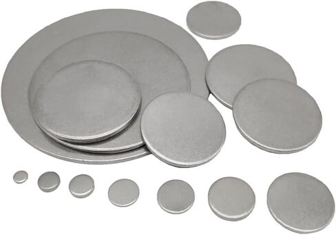 Metal Plate,10PCS 1.8mm Thick Stainless Steel Disc,7mm-28mm Solid Small Round Steel Plate, in Kuwait