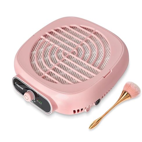 جامع غبار الأظافر ، Turbo Dust Collector Professional Turbo Collector Tech مع مرشح قابل لإعادة الاستخدام ، أداة قابلة للتفريغ ، أداة مروحة الغبار ، أداة مانيكور لتلميع الأظافر ، الصالون والمنزل (أبيض) in Kuwait