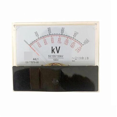 1 قطعة 44L1 100 فولت المدخلات التناظرية التيار المتناوب الفولتميتر الجهد العالي متر 3KV 6kV 10kV 20kV 50kV 70kv 100kV لا يمكن استخدام مباشرة 80*100 مللي متر Multi Ra(AC50KV 70KV 100V) in Kuwait