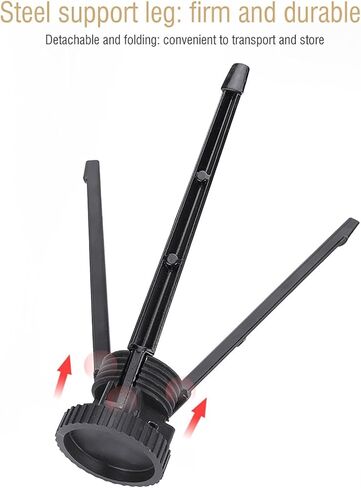 Drfeify Detachable Folding Clarinet Stand, Sturdy Tripod Holder with Cushioning Material for Instrument Protection in Kuwait