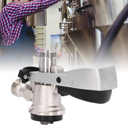 G5/8 D Type Beer Keg Coupler Premium Stainless Steel Brass Beer Faucet Distributor for Bars Restaurants Home Brewing Accessory in Kuwait