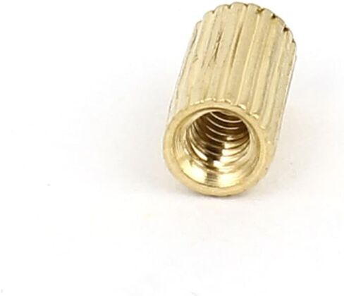 Uxcell اسطوانة نحاسية أنثى أعمدة فاصل المواجهة M2x6mm 100 قطعة ذهبية اللون in Kuwait
