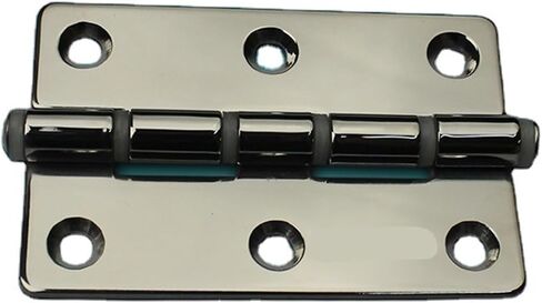 304 Grade Polished Stainless Steel Butt Hinge Panel Box Machine Doors 1Pcs in Kuwait