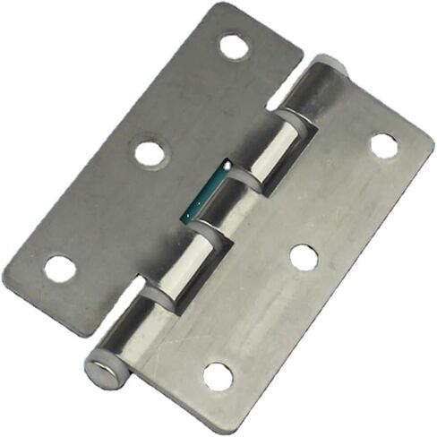 304 Grade Polished Stainless Steel Butt Hinge Panel Box Machine Doors 1Pcs in Kuwait