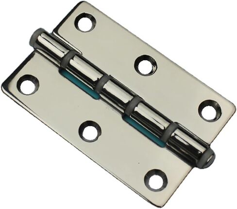 304 Grade Polished Stainless Steel Butt Hinge Panel Box Machine Doors 1Pcs in Kuwait