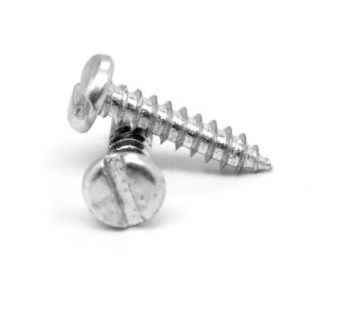 #8-18 x 1 1/2" Sheet Metal Screw Slotted Pan Head Type AB Low Carbon Steel Zinc Plated Pk 50 in Kuwait