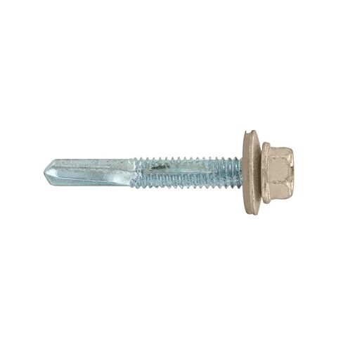 مسامير تثبيت معدنية من Fasteners Plus ST #12-24 x 1-1/2 بوصة HG - حجر فاتح (عبوة من 250 قطعة) in Kuwait