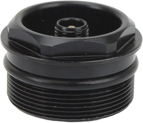 DAN&DRE Bicycle Front Fork Valve Nut, Aluminum Alloy Valve Core Replacement with Seal, Small Design, Exquisite Workmanship for 34mm Inner Tube Front Fork in Kuwait