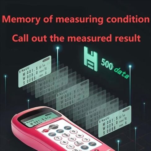 Sonic Belt Tension Meter U-508 10-5000Hz | 10-5000Hz with 48 Belt Presets, Synchronous Belts, Ribbed Belts, Noise Filtering, 500-Data Storage in Kuwait