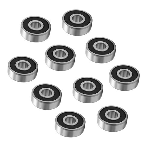 SYOWADA 10Pcs 6301RS Bearings, 12mm ID 37mm OD 12mm Width 6301RS ABEC3 High Speed Double Sealed Ball Bearings in Kuwait