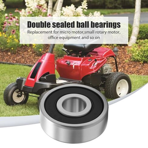 SYOWADA 10Pcs 6301RS Bearings, 12mm ID 37mm OD 12mm Width 6301RS ABEC3 High Speed Double Sealed Ball Bearings in Kuwait