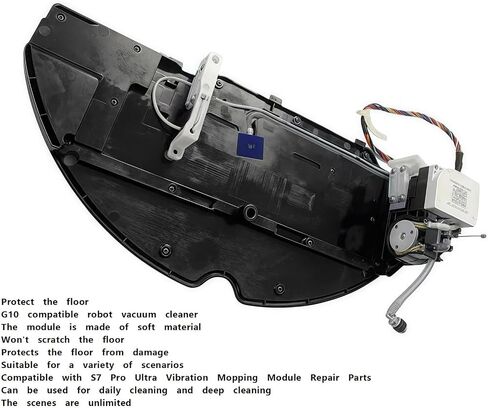 Robot Vacuum Cleaner Vibration Mopping Module Compatible with Roborock G10/S7 Pro Ultra/S7 Max Ultra Vacuum Cleaner Mop Holder Repair Parts in Kuwait