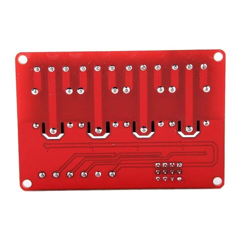 Relay Board, Relay Module 4 Channel with Optocoupler Low Level Expansion Board for 5V/12V/24V(5V) in Kuwait
