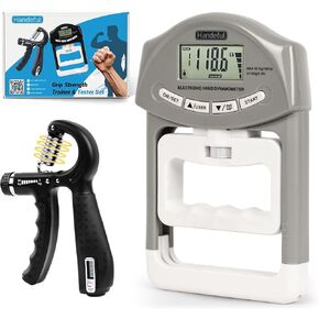 Handeful Grip Strength Tester Trainer - Dynamometer Handgrip Measurer Meter, Handheld Strengthener Exerciser for Sports, School, and Home Use in Saudi Arabia