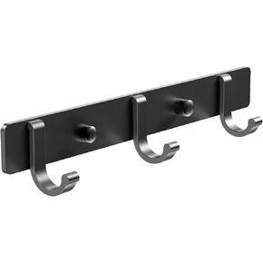 Coat Rack Wall Mount, Heavy Duty Wall Hooks for Hanging Coats, Hats | Wall Mounted Coat Hanger for Entryway, Bathroom, Mudroom, Bedroom in Saudi Arabia