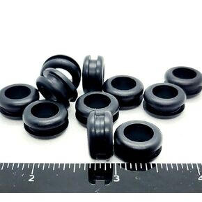 1/2" Panel Hole Rubber Grommets for Cable and Wiring 3/8" ID Center Hole for 1/8" Thick Wall Material Electrical Bushing (Pack Size: 12) in Saudi Arabia